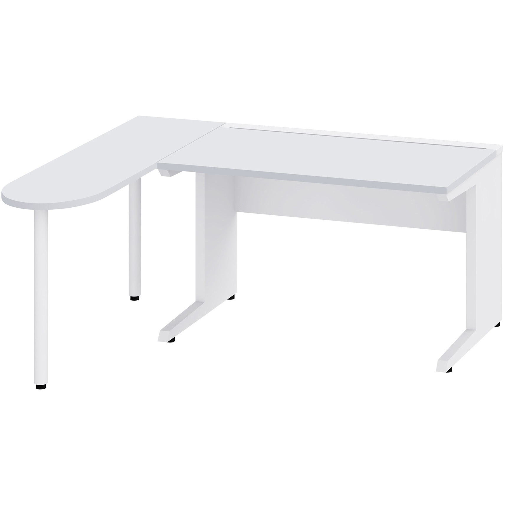 JHS-1614-W9 メディワークデスクHS L型天板 W1600×D1400<配送時組立サービス付> イトーキ 高さ720mm  JHS-1614-W9