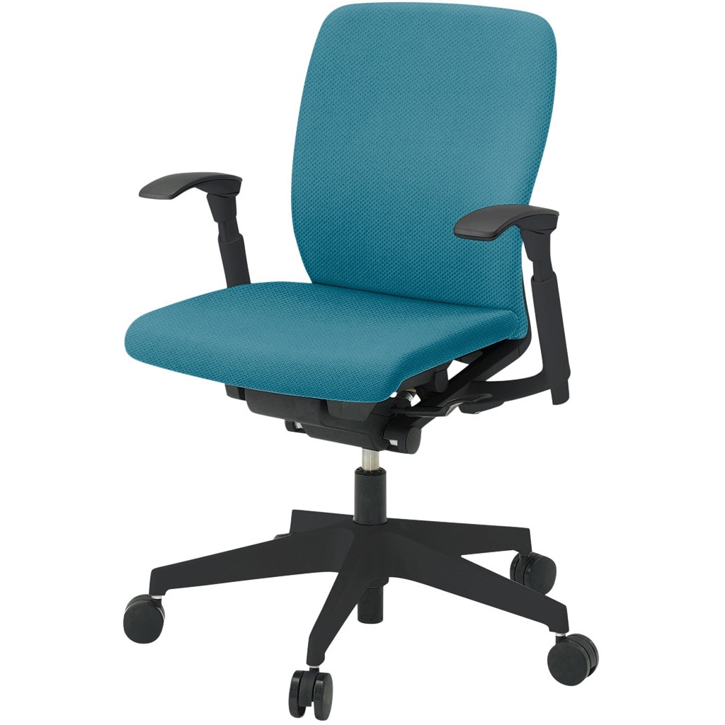 KF447PVM-T1A3 フルゴチェア ブラックベース ハイバック 可動肘付 抗ウイルスPV張地 ウレタンキャスター<配送時組立サービス付> 1台 イトーキ 【通販モノタロウ】