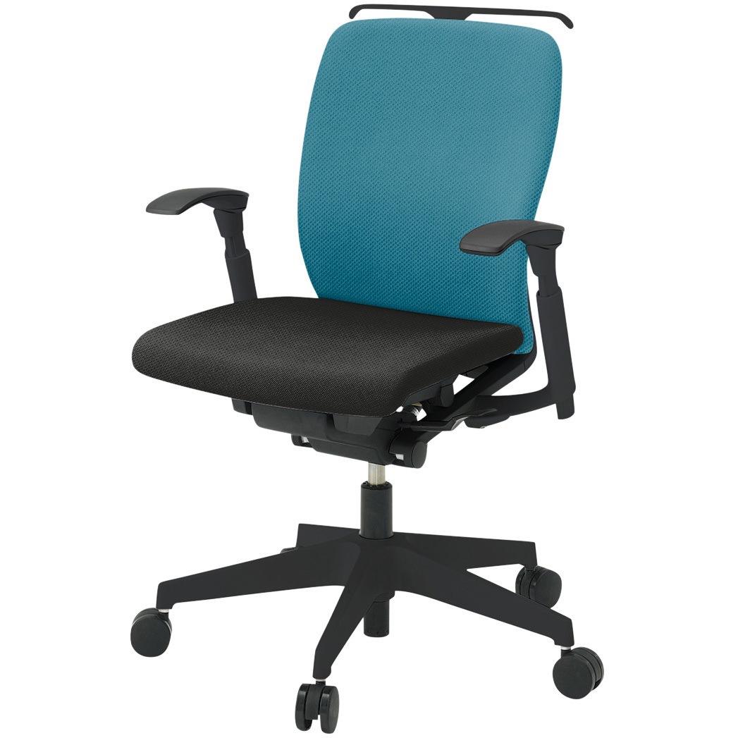 KF-447PVHT1T1A3 フルゴチェア ブラックベース ハイバック 可動肘 ハンガー付 抗ウイルスPV張地 ナイロンキャスター<配送時組立サービス付> 1台 イトーキ 【通販モノタロウ】