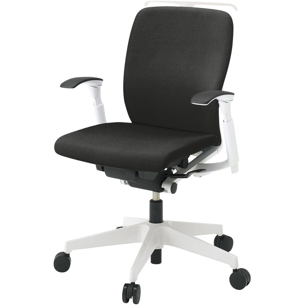 KF-447PVHWWT1 フルゴチェア ホワイトベース ハイバック 可動肘 ハンガー付 抗ウイルスPV張地 ナイロンキャスター<配送時組立サービス付> 1台 イトーキ 【通販モノタロウ】