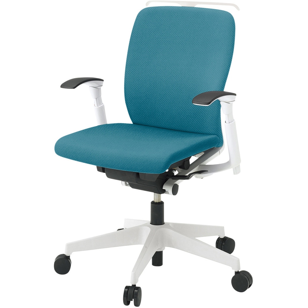 KF-447PVHWWA3 フルゴチェア ホワイトベース ハイバック 可動肘 ハンガー付 抗ウイルスPV張地 ナイロンキャスター<配送時組立サービス付> 1台 イトーキ 【通販モノタロウ】