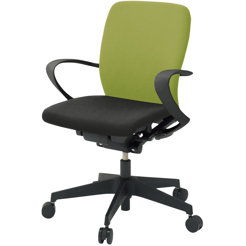 KF-446PV-T1T1Q6 フルゴチェア ブラックベース ハイバック 固定肘付 抗ウイルスPV張地 ナイロンキャスター<配送時組立サービス付> 1台 イトーキ 【通販モノタロウ】