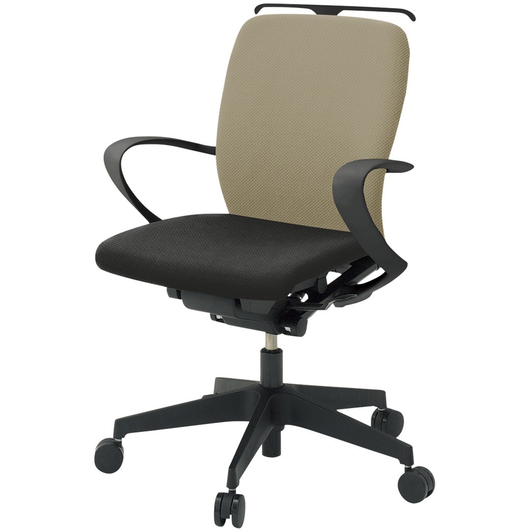 KF446PVHMT1T1Y3 フルゴチェア ブラックベース ハイバック 固定肘 ハンガー付 抗ウイルスPV張地 ウレタンキャスター<配送時組立サービス付> 1台 イトーキ 【通販モノタロウ】