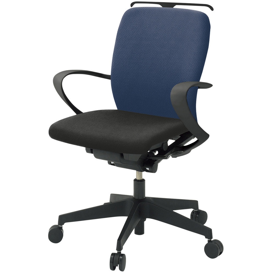 KF446PVHMT1T1B2 フルゴチェア ブラックベース ハイバック 固定肘 ハンガー付 抗ウイルスPV張地 ウレタンキャスター<配送時組立サービス付> 1台 イトーキ 【通販モノタロウ】