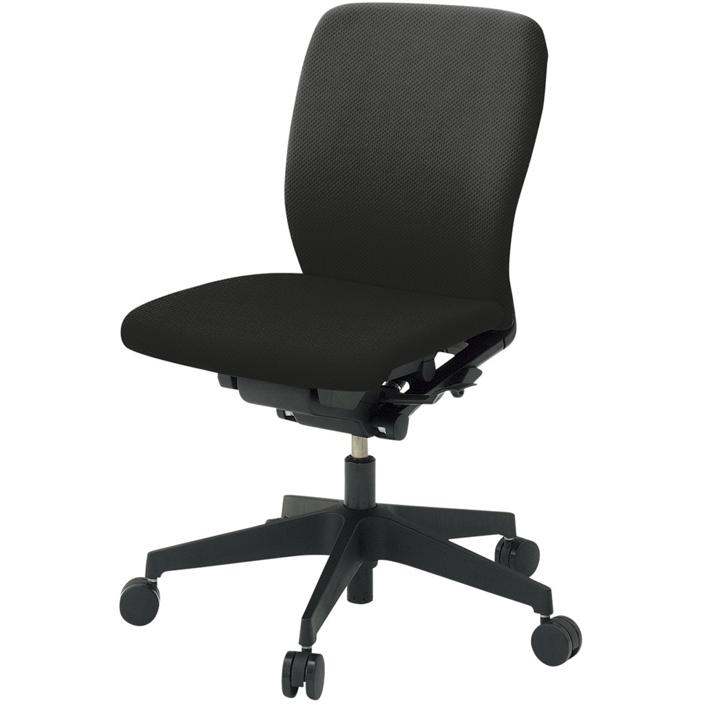 KF440PVM-T1T1 フルゴチェア ブラックベース ハイバック 肘なし 抗ウイルスPV張地 ウレタンキャスター<配送時組立サービス付> 1台 イトーキ 【通販モノタロウ】