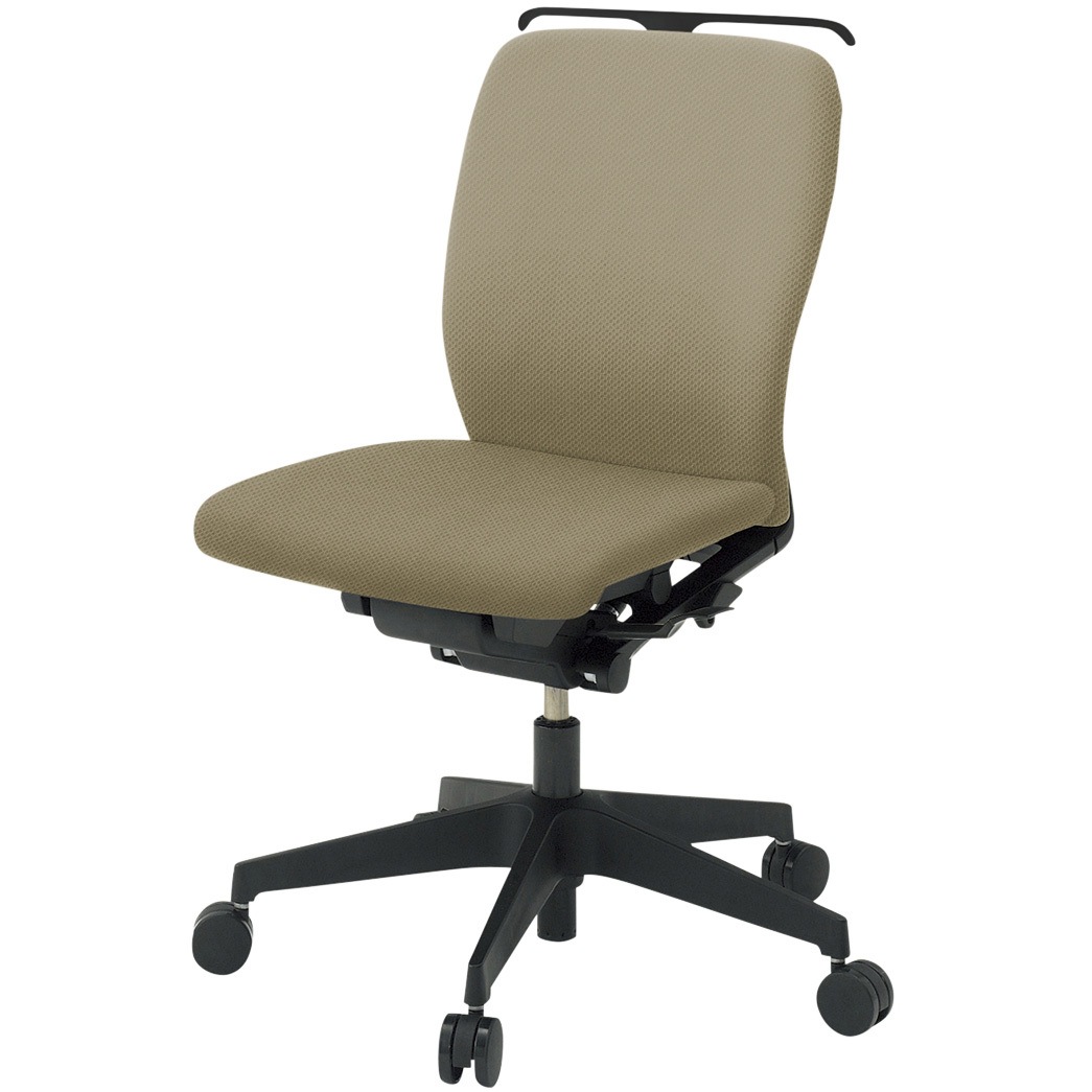 KF-440PVHT1Y3 フルゴチェア ブラックベース ハイバック 肘なし ハンガー付 抗ウイルスPV張地 ナイロンキャスター<配送時組立サービス付> 1台 イトーキ 【通販モノタロウ】