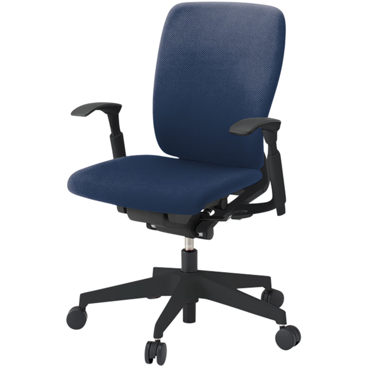 KF-437PV-T1B2 フルゴチェア ブラックベース ローバック 可動肘付 抗ウイルスPV張地 ナイロンキャスター<配送時組立サービス付> 1台 イトーキ 【通販モノタロウ】 44,837円