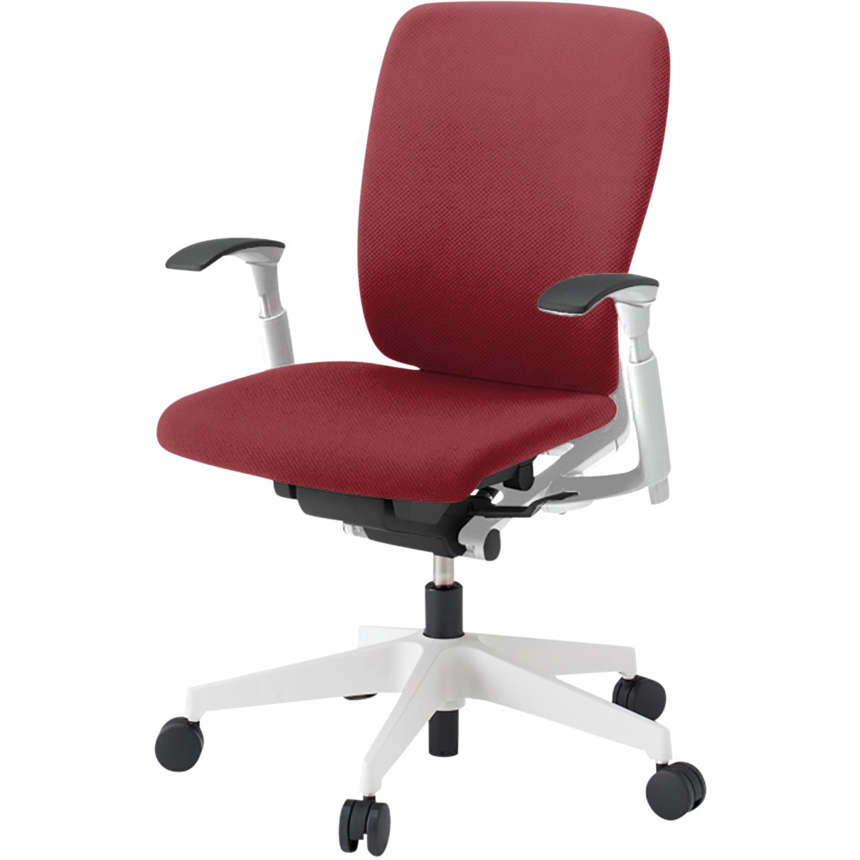 KF-437PV-WWM4 フルゴチェア ホワイトベース ローバック 可動肘付 抗ウイルスPV張地 ナイロンキャスター<配送時組立サービス付> 1台 イトーキ 【通販モノタロウ】 44,837円