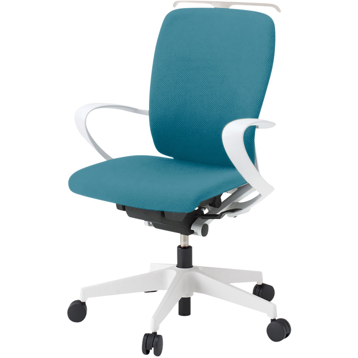 KF436PVHM-WWA3 フルゴチェア ホワイトベース ローバック 固定肘 ハンガー付 抗ウイルスPV張地 ウレタンキャスター<配送時組立サービス付> 1台 イトーキ 【通販モノタロウ】 44,388円