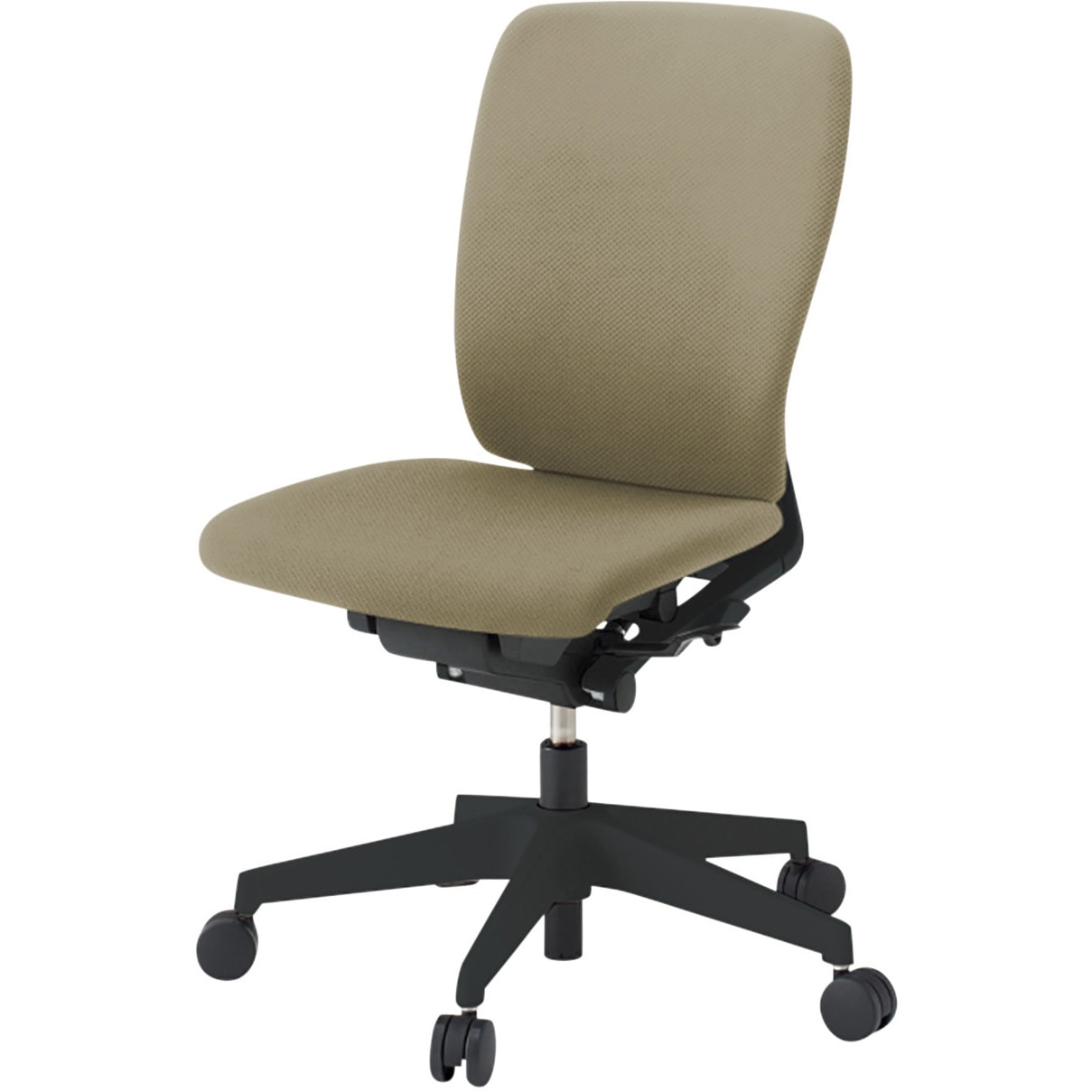 KF430PVM-T1Y3 フルゴチェア ブラックベース ローバック 肘なし 抗ウイルスPV張地 ウレタンキャスター<配送時組立サービス付> 1台 イトーキ 【通販モノタロウ】