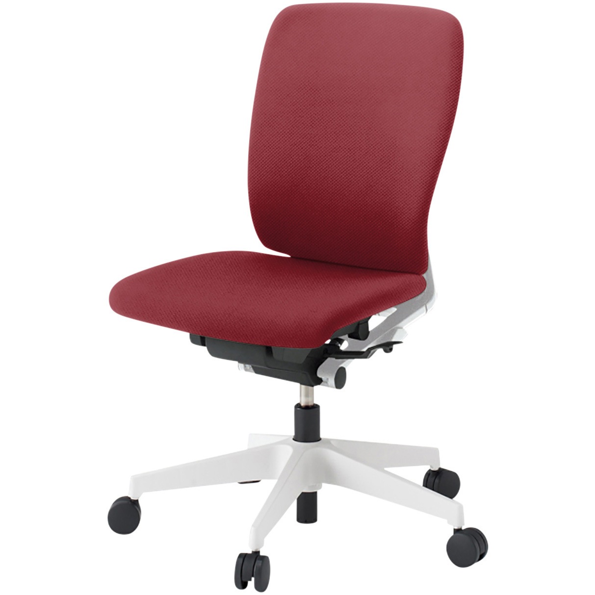 KF430PVM-WWM4 フルゴチェア ホワイトベース ローバック 肘なし 抗ウイルスPV張地 ウレタンキャスター<配送時組立サービス付> 1台 イトーキ 【通販モノタロウ】