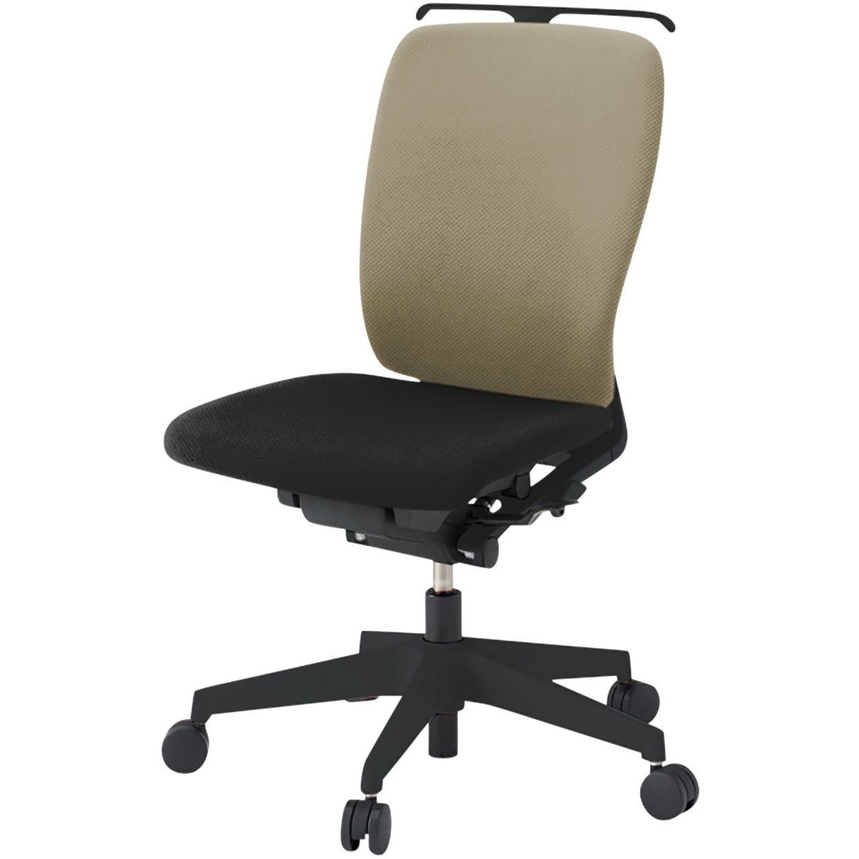 KF-430PVHT1T1Y3 フルゴチェア ブラックベース ローバック 肘なし ハンガー付 抗ウイルスPV張地 ナイロンキャスター<配送時組立サービス付> 1台 イトーキ 【通販モノタロウ】