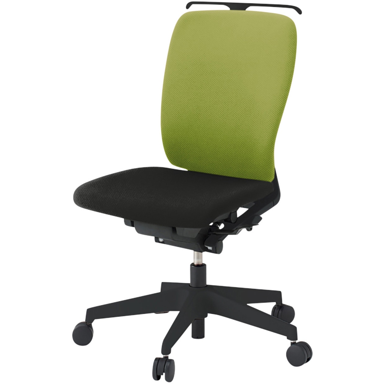 KF-430PVHT1T1Q6 フルゴチェア ブラックベース ローバック 肘なし ハンガー付 抗ウイルスPV張地 ナイロンキャスター<配送時組立サービス付> 1台 イトーキ 【通販モノタロウ】