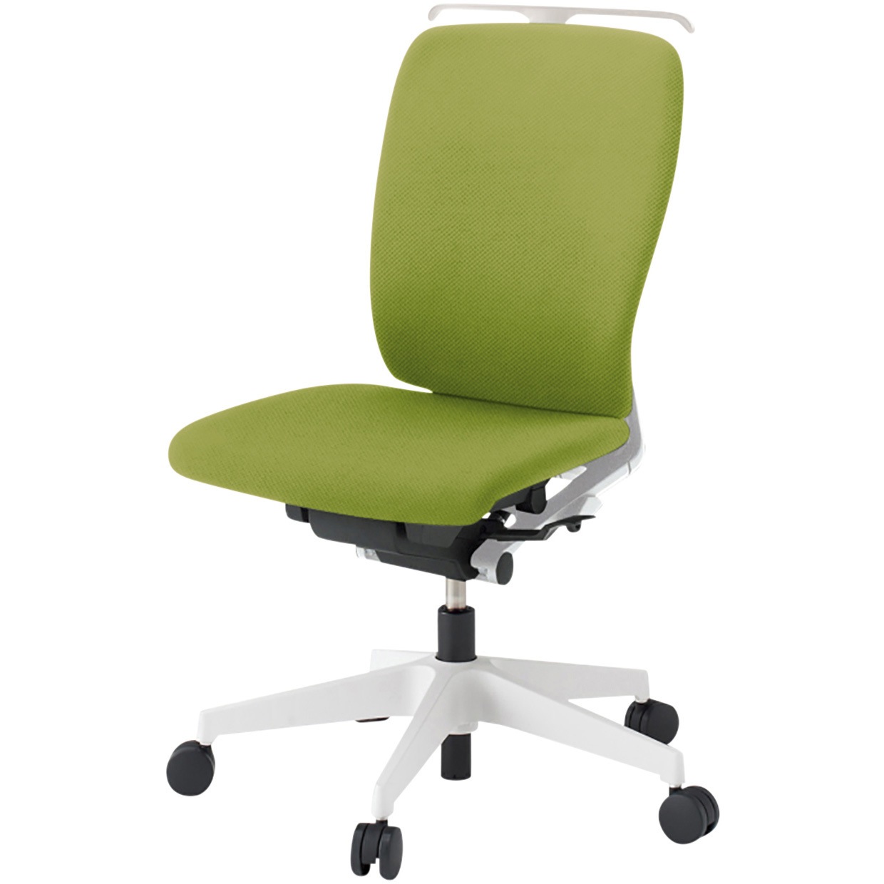 KF-430PVHWWQ6 フルゴチェア ホワイトベース ローバック 肘なし ハンガー付 抗ウイルスPV張地 ナイロンキャスター<配送時組立サービス付> 1台 イトーキ 【通販モノタロウ】