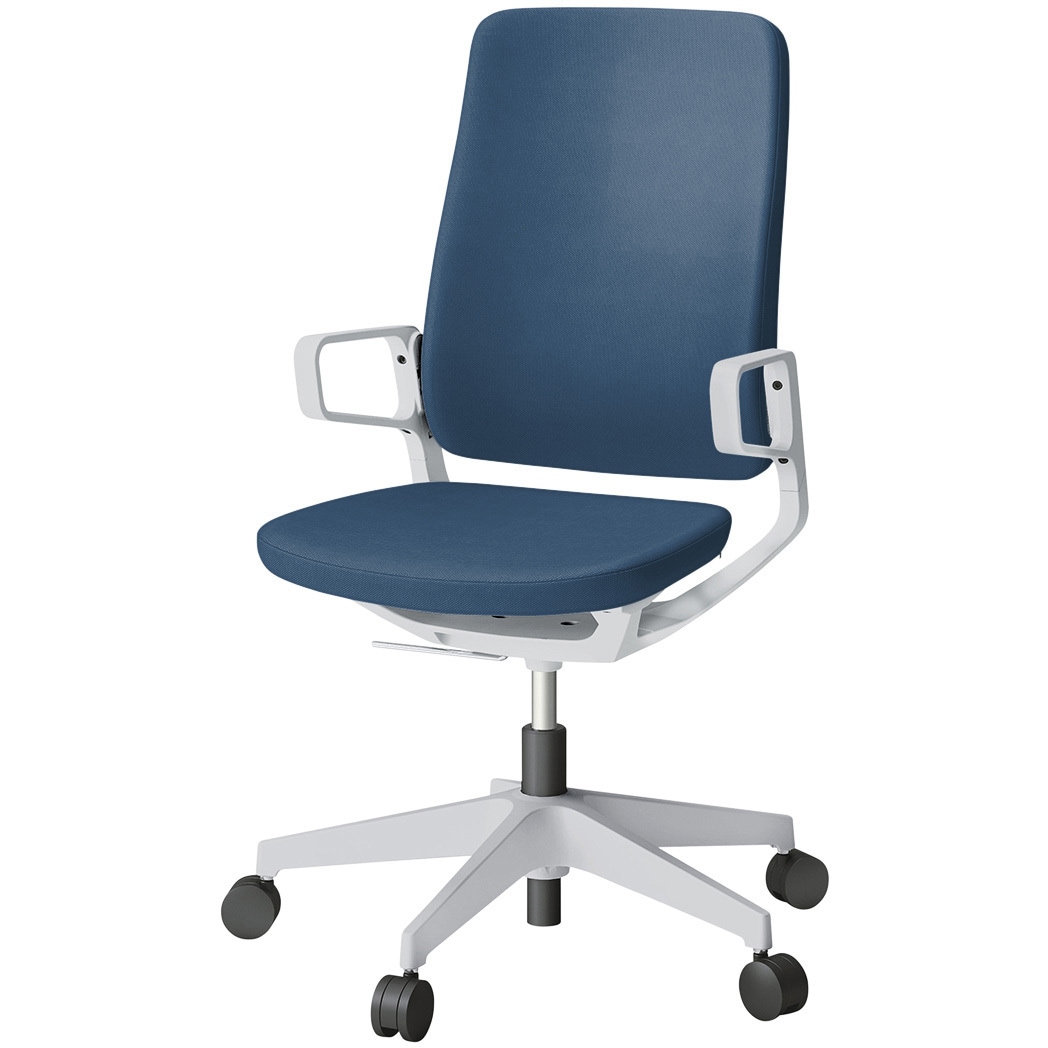 KG-516PV-GNN3 レヴィチェア ハイバック 樹脂肘 樹脂脚 抗菌布地(PV) ナイロンキャスター<配送時組立サービス付> 1台 イトーキ 【通販モノタロウ】 46,188円