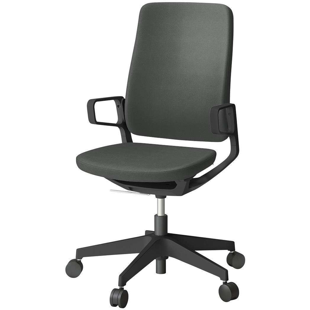 KG-516PV-T1C3 レヴィチェア ハイバック 樹脂肘 樹脂脚 抗菌布地(PV) ナイロンキャスター<配送時組立サービス付> 1台 イトーキ 【通販モノタロウ】 46,188円