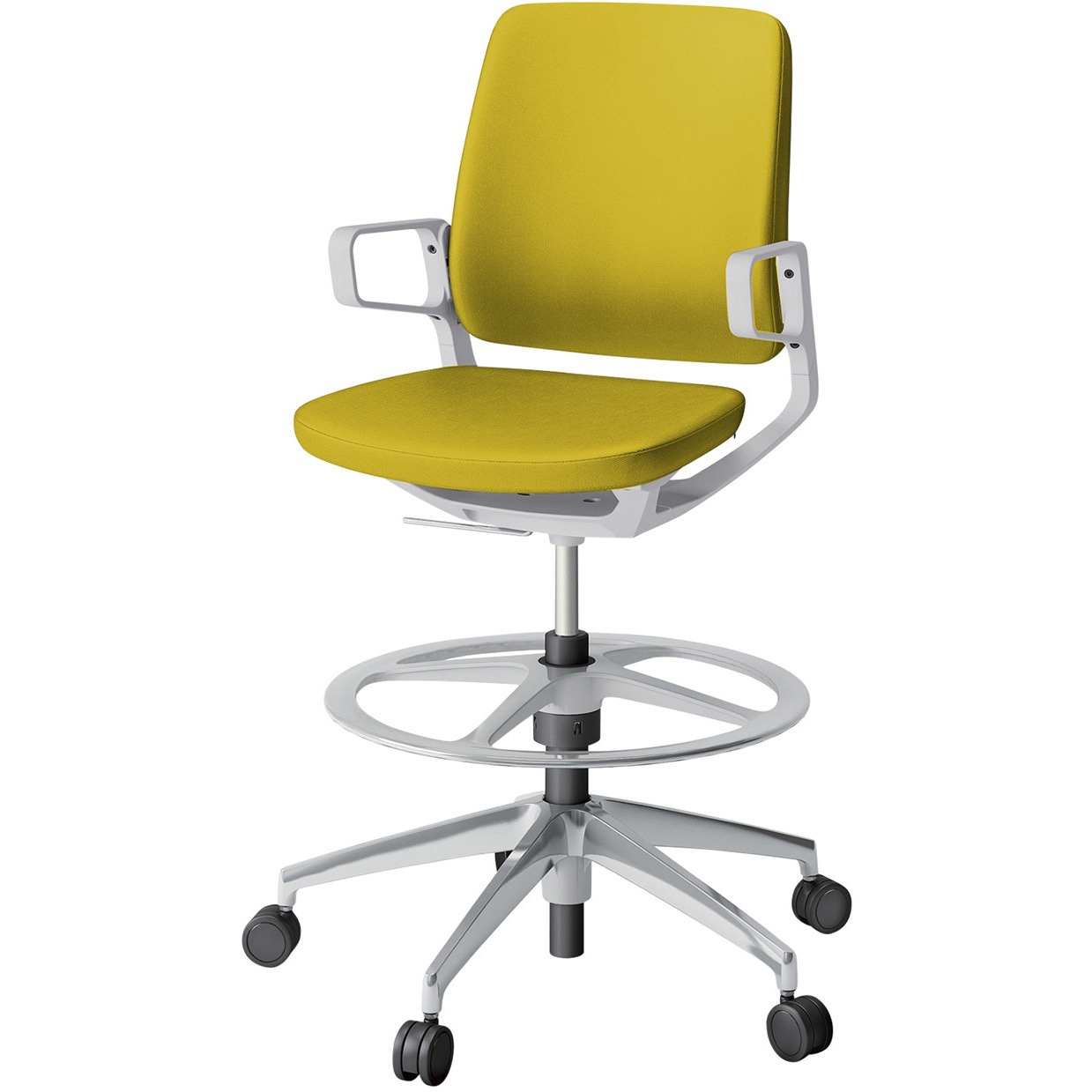 KG-525PVP-ZNU5 レヴィチェア ハイポジションタイプ アルミ塗装肘 アルミミラー脚 抗菌布地(PV)<配送時組立サービス付> 1台 イトーキ 【通販モノタロウ】 60,390円