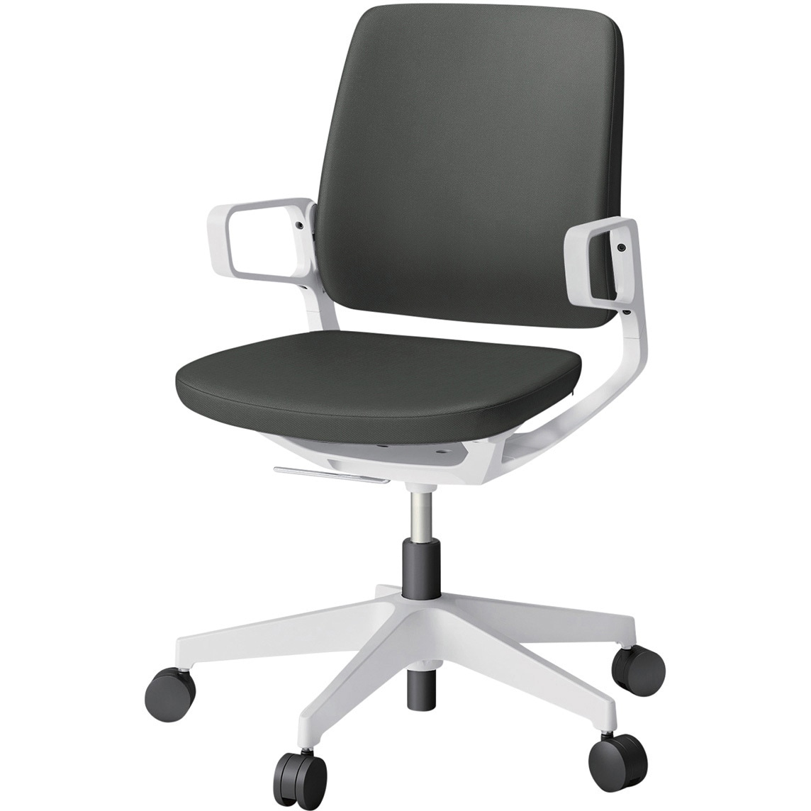 KG-526PV-W9C3 レヴィチェア ローバック 樹脂肘 樹脂脚 抗菌布地(PV)ナイロンキャスター<配送時組立サービス付> 1台 イトーキ 【通販モノタロウ】