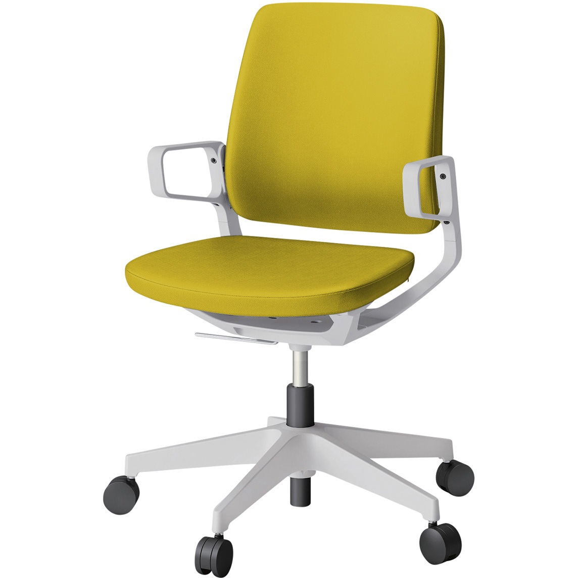 KG-526PVM-GNU5 レヴィチェア ローバック 樹脂肘 樹脂脚 抗菌布地(PV)ウレタンキャスター<配送時組立サービス付> 1台 イトーキ 【通販モノタロウ】 43,188円