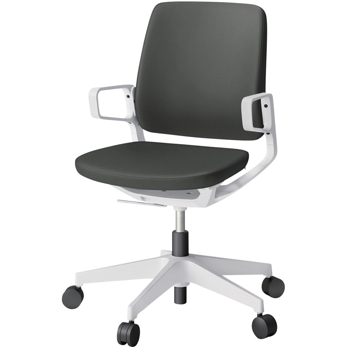 KG-526PVM-W9C3 レヴィチェア ローバック 樹脂肘 樹脂脚 抗菌布地(PV)ウレタンキャスター<配送時組立サービス付> 1台 イトーキ 【通販モノタロウ】