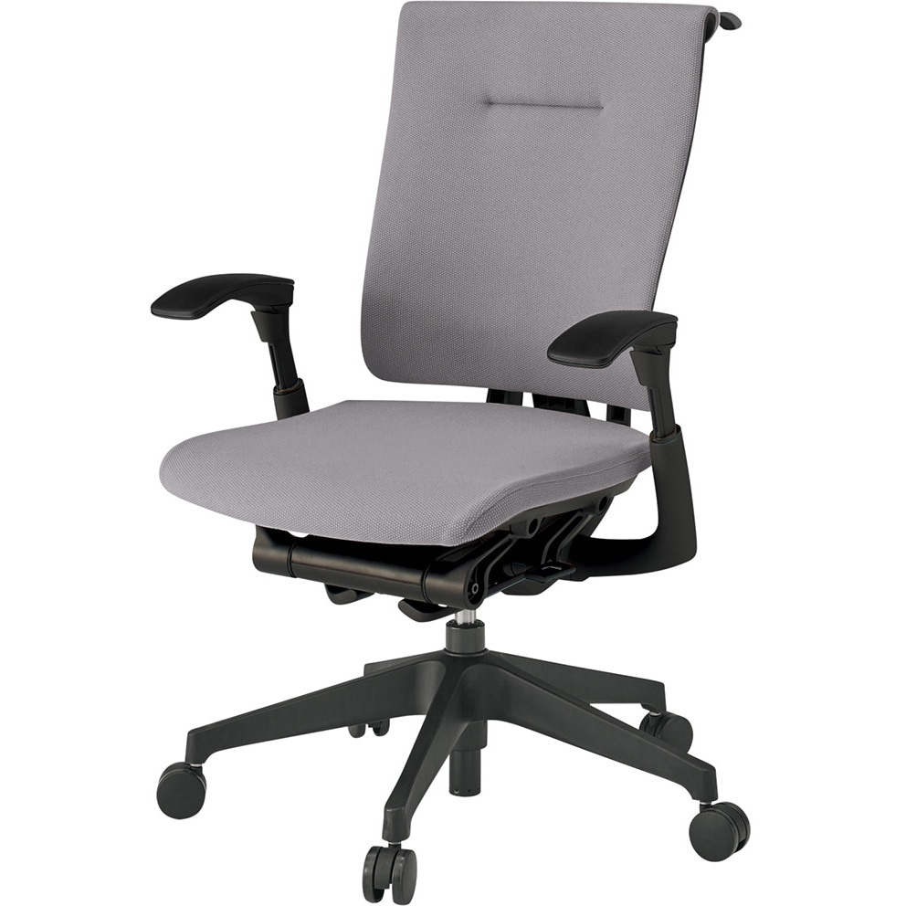 KF-587GSH1TTW6 セレーオ チェア クロスバック 可動肘 ハンガー 樹脂脚<配送時組立サービス付> イトーキ ホワイト 高さ990mm幅640mm奥行680mm  KF-587GSH1TTW6