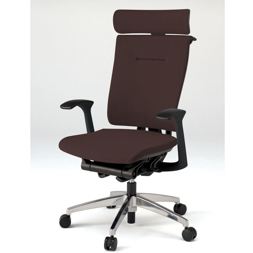 KF-525GSHZTH2 セレーオチェア エクストラハイバック クロス セレクトタイプ 固定肘 ハンガー アルミミラー脚<配送時組立サービス付> 1台 イトーキ 【通販モノタロウ】