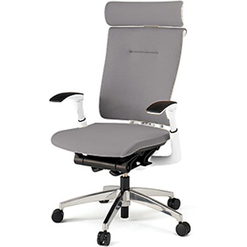 KF-527GS-ZWW6 セレーオチェア エクストラハイバック クロス セレクトタイプ 可動肘 アルミミラー脚<配送時組立サービス付> 1台 イトーキ 【通販モノタロウ】 76,890円