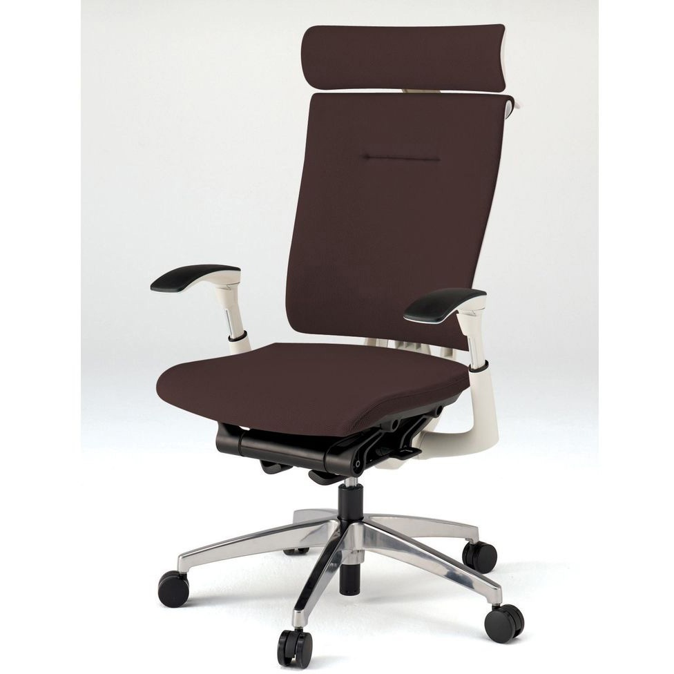 KF-527GSHZWH2 セレーオチェア エクストラハイバック クロス セレクトタイプ 可動肘 ハンガー アルミミラー脚<配送時組立サービス付> 1台 イトーキ 【通販モノタロウ】