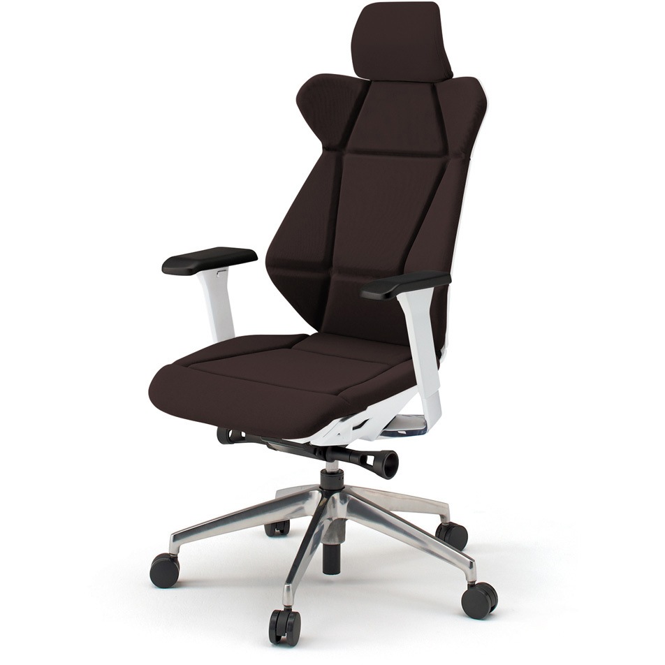 KF-827GC-ZWH2 フリップフラップチェア エクストラハイバック 可動肘 アルミミラー脚<配送時組立サービス付> 1台 イトーキ 【通販モノタロウ】 87,890円