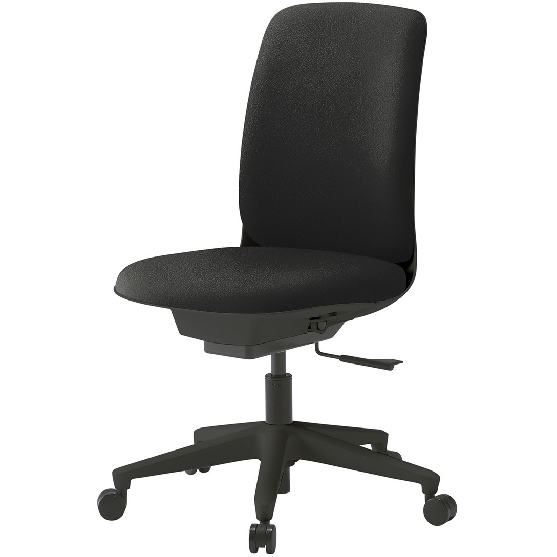 KJ-310DL-T1T1 トルテUチェア ハイバック 肘なし ビニールレザーDL ナイロンキャスター<配送時組立サービス付> 1台 イトーキ 【通販モノタロウ】