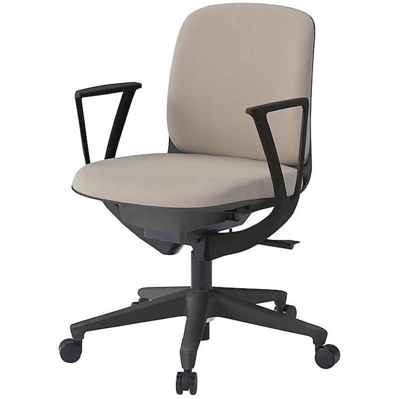 KJ-326PV-T1H9 トルテUチェア ローバック 固定肘 布地PV ナイロンキャスター<配送時組立サービス付> 1台 イトーキ 【通販モノタロウ】