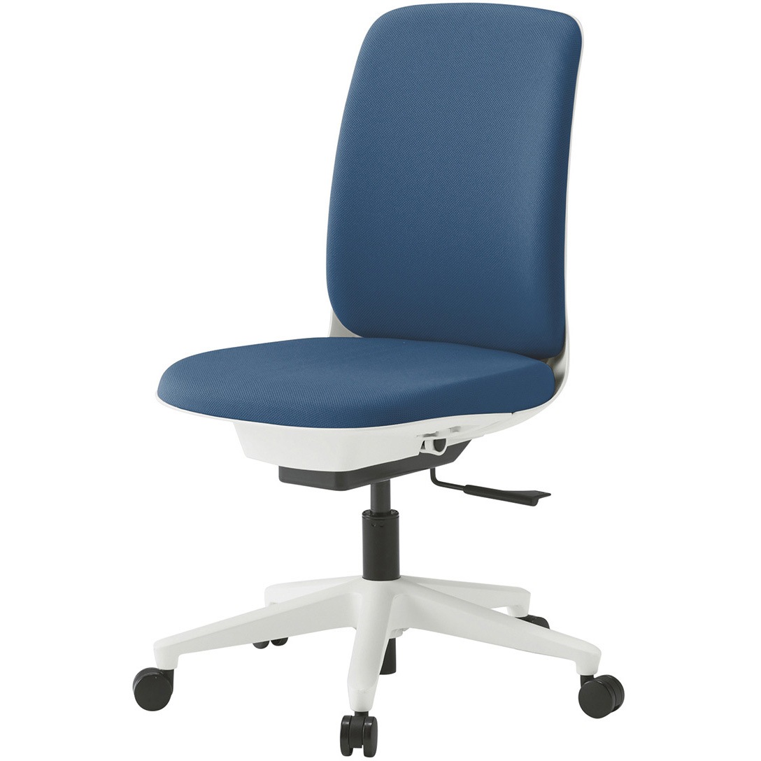 KJ-310PV-W9N3 トルテUチェア ハイバック 肘なし 布地PV ナイロンキャスター<配送時組立サービス付> イトーキ ホワイト 高さ865mm幅445mm奥行560mm  KJ-310PV-W9N3