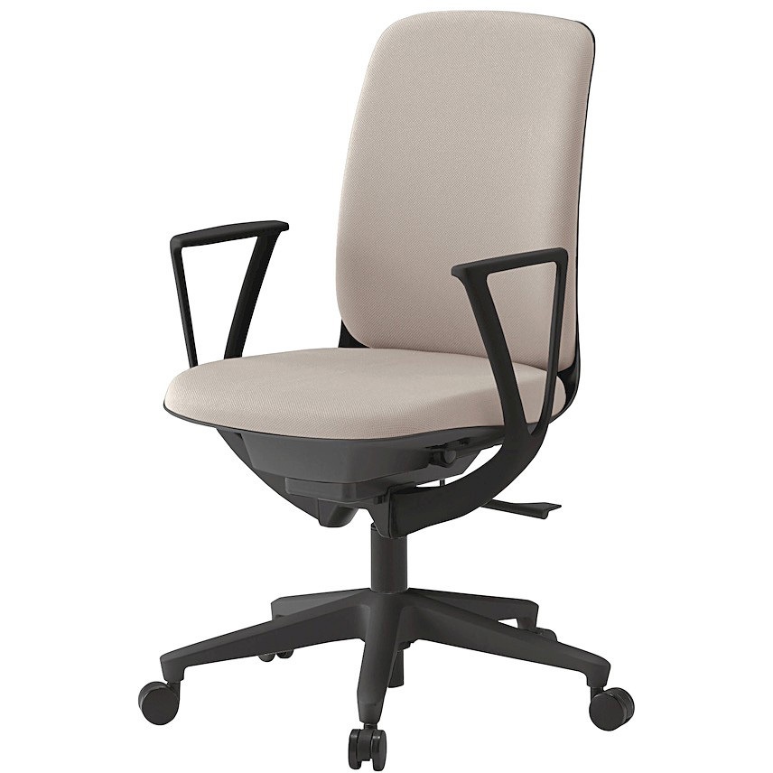 KJ-316PV-T1H9 トルテUチェア ハイバック 肘付 布地PV ナイロンキャスター<配送時組立サービス付> 1台 イトーキ 【通販モノタロウ】