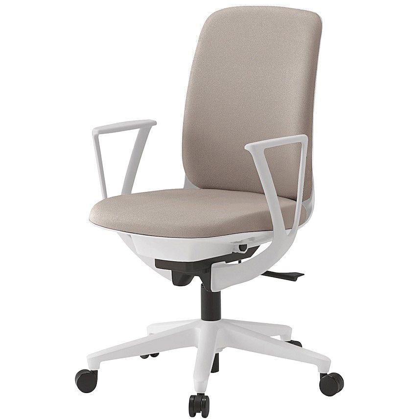 KJ-316PV-W9H9 トルテUチェア ハイバック 肘付 布地PV ナイロンキャスター<配送時組立サービス付> 1台 イトーキ 【通販モノタロウ】 35,087円