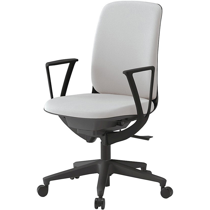 KJ-316PVM-T1W7 トルテUチェア ハイバック 肘付 布地PV ウレタンキャスター<配送時組立サービス付> 1台 イトーキ 【通販モノタロウ】