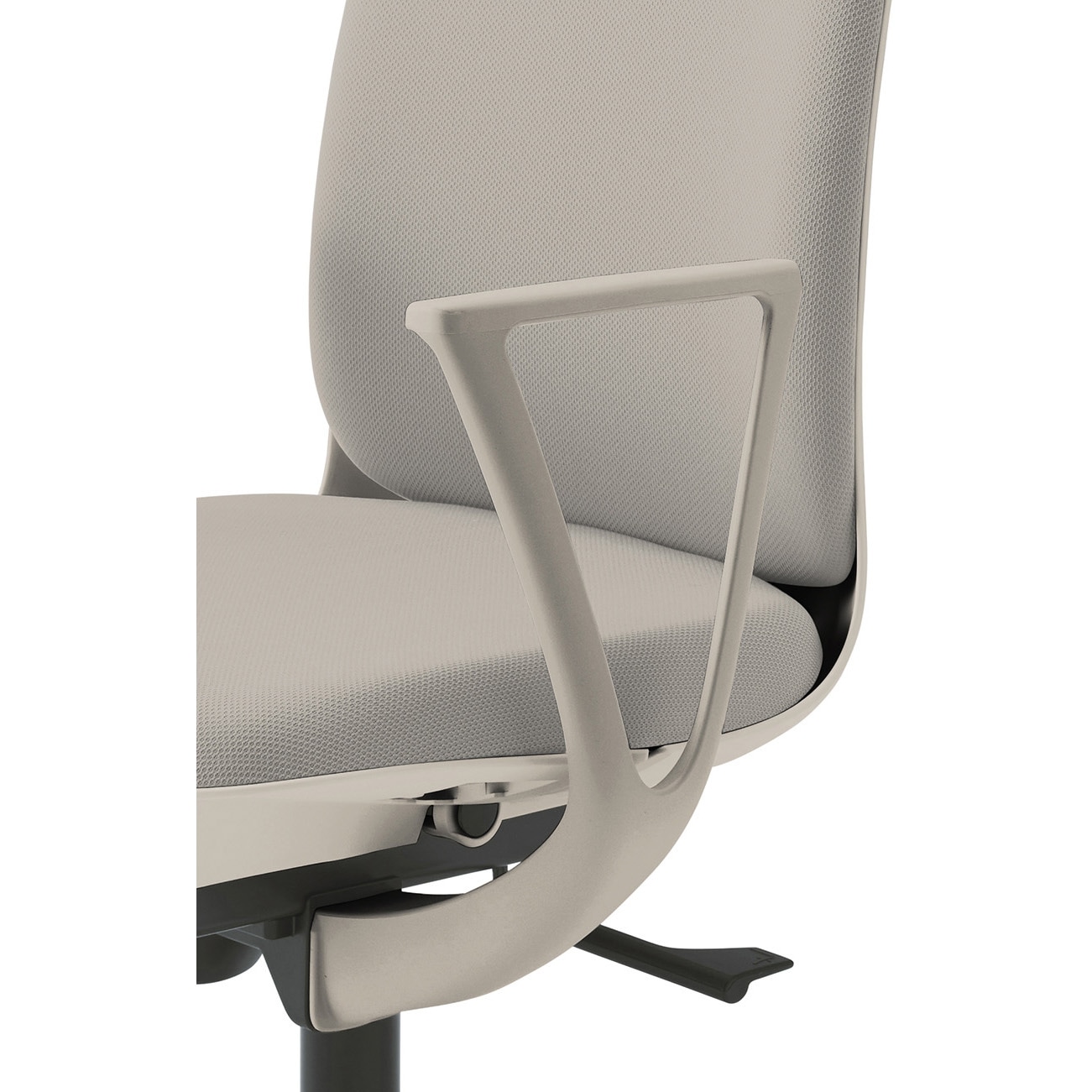 KJP-326-H9 トルテUチェア オプション 固定肘<配送時組立サービス付> イトーキ エクリュベージュ色 高さ385mm幅275mm奥行230mm 1台 KJP-326-H9