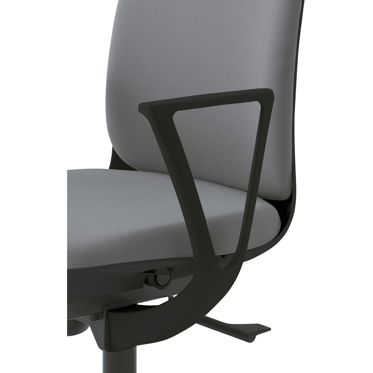 KJP-326-T1 トルテUチェア オプション 固定肘<配送時組立サービス付> イトーキ ブラック色 高さ385mm幅275mm奥行230mm 1台 KJP-326-T1