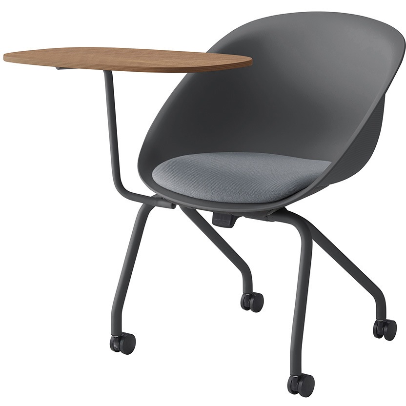 KLD922C1-C322 ワンチェア テーブル付 ネスティングタイプ 座クッション 布地C<配送時組立サービス付> イトーキ 高さ770mm幅665mm奥行855mm  KLD922C1-C322