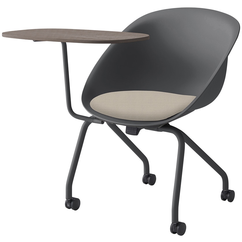 KLD922PV1C3H921 ワンチェア テーブル付 ネスティングタイプ 座クッション 布地PV<配送時組立サービス付> イトーキ ベージュ   KLD922PV1C3H921