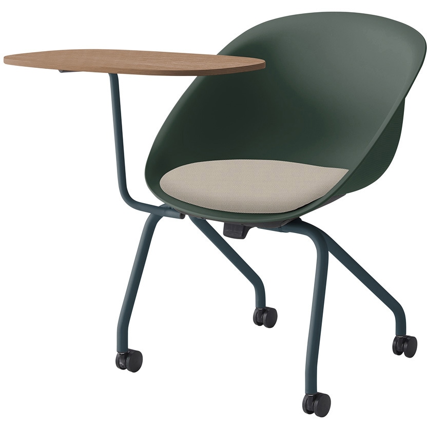 KLD922PV1G2H922 ワンチェア テーブル付 ネスティングタイプ 座クッション 布地PV<配送時組立サービス付> イトーキ ベージュ   KLD922PV1G2H922