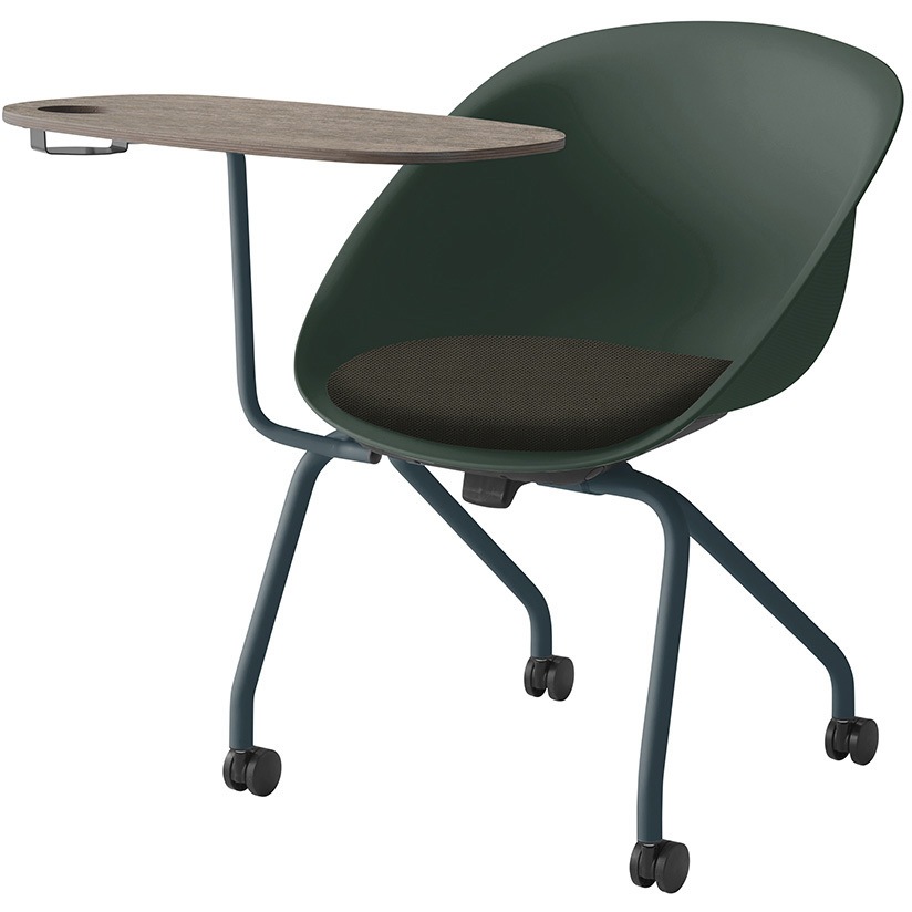 KLD923PV1G2T121 ワンチェア カップホルダー付テーブル付 ネスティングタイプ 座クッション 布地PV<配送時組立サービス付> 1台 イトーキ 【通販モノタロウ】