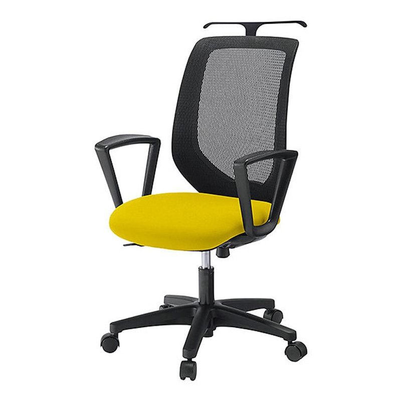 KT256PVHMT1U5T1 コルトチェア 肘付 ハンガー付 ベースカラー ブラック ウレタンキャスター<配送時組立サービス付> 1台 イトーキ 【通販モノタロウ】