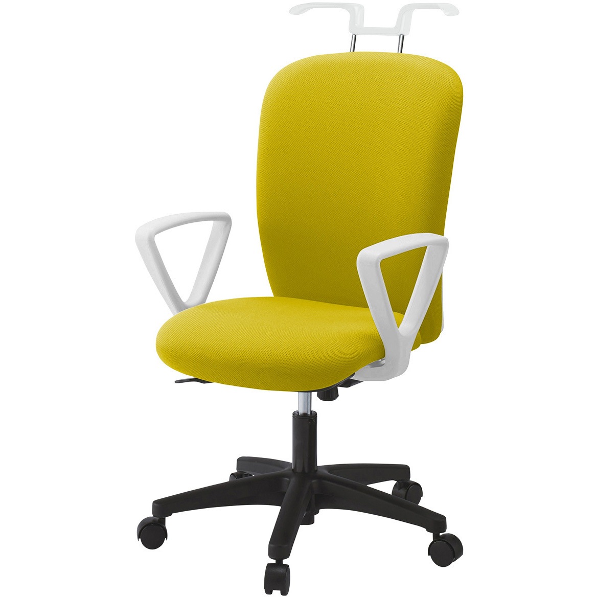 KT-356PVHM-WTU5 リエットRチェア ハイバック 固定肘・ハンガー付 ウレタンキャスター<配送時組立サービス付> 1台 イトーキ 【通販モノタロウ】