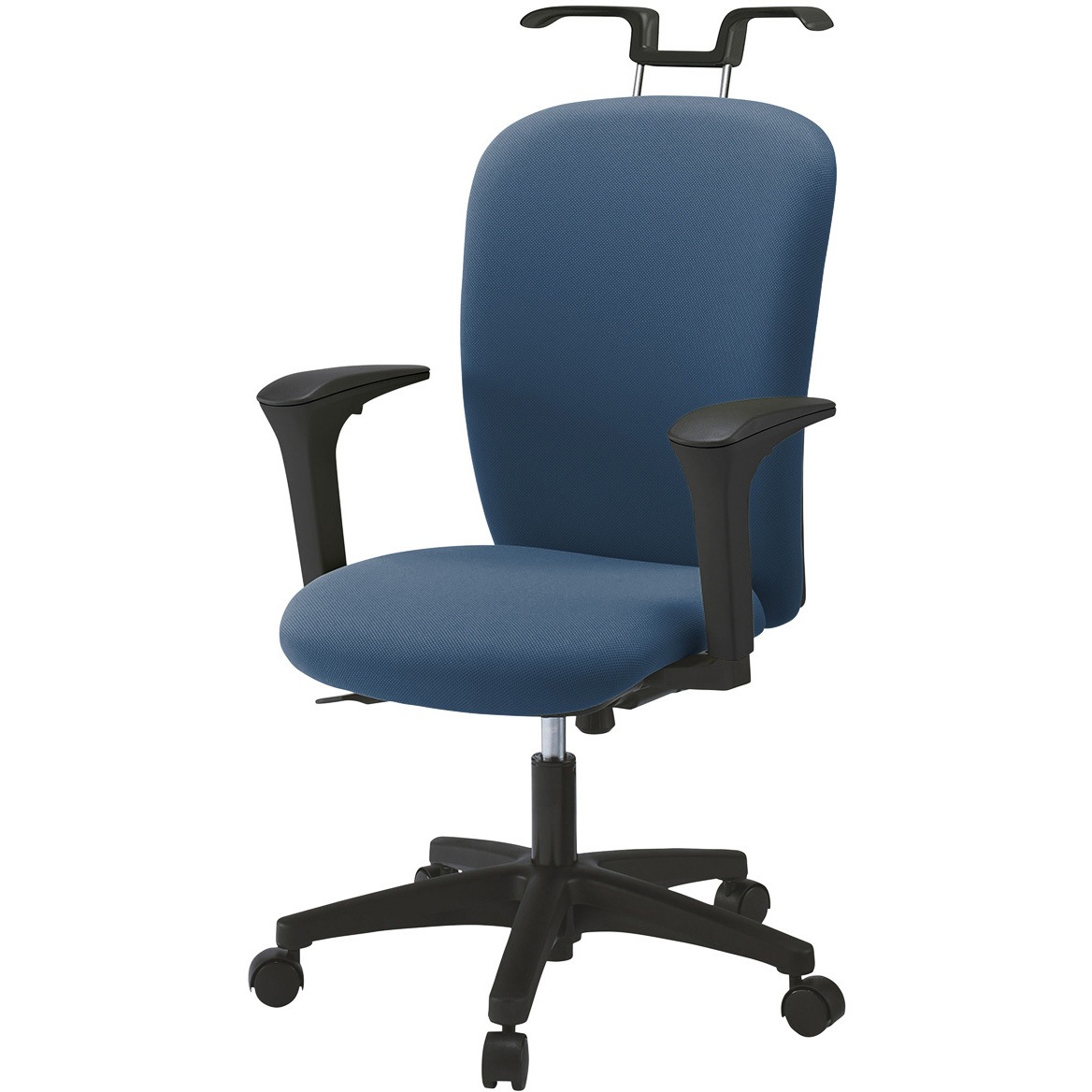 KT-357PVHM-T1N3 リエットRチェア ハイバック 可動肘・ハンガー付 ウレタンキャスター<配送時組立サービス付> 1台 イトーキ 【通販モノタロウ】