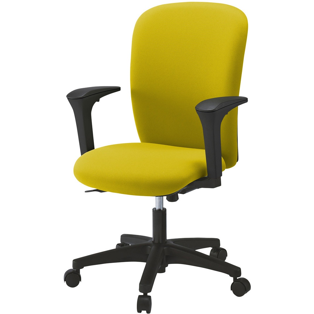 KT-357PVM-T1U5 リエットRチェア ハイバック 可動肘付 ウレタンキャスター<配送時組立サービス付> イトーキ グリーン購入法:適合 高さ905mm幅600mm奥行575mm  KT-357PVM-T1U5