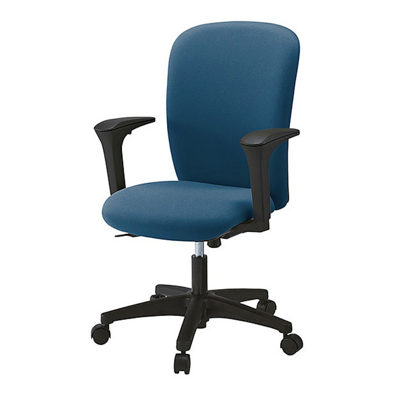 KT-357PVM-T1N3 リエットRチェア ハイバック 可動肘付 ウレタンキャスター<配送時組立サービス付> イトーキ グリーン購入法:適合 高さ905mm幅600mm奥行575mm  KT-357PVM-T1N3