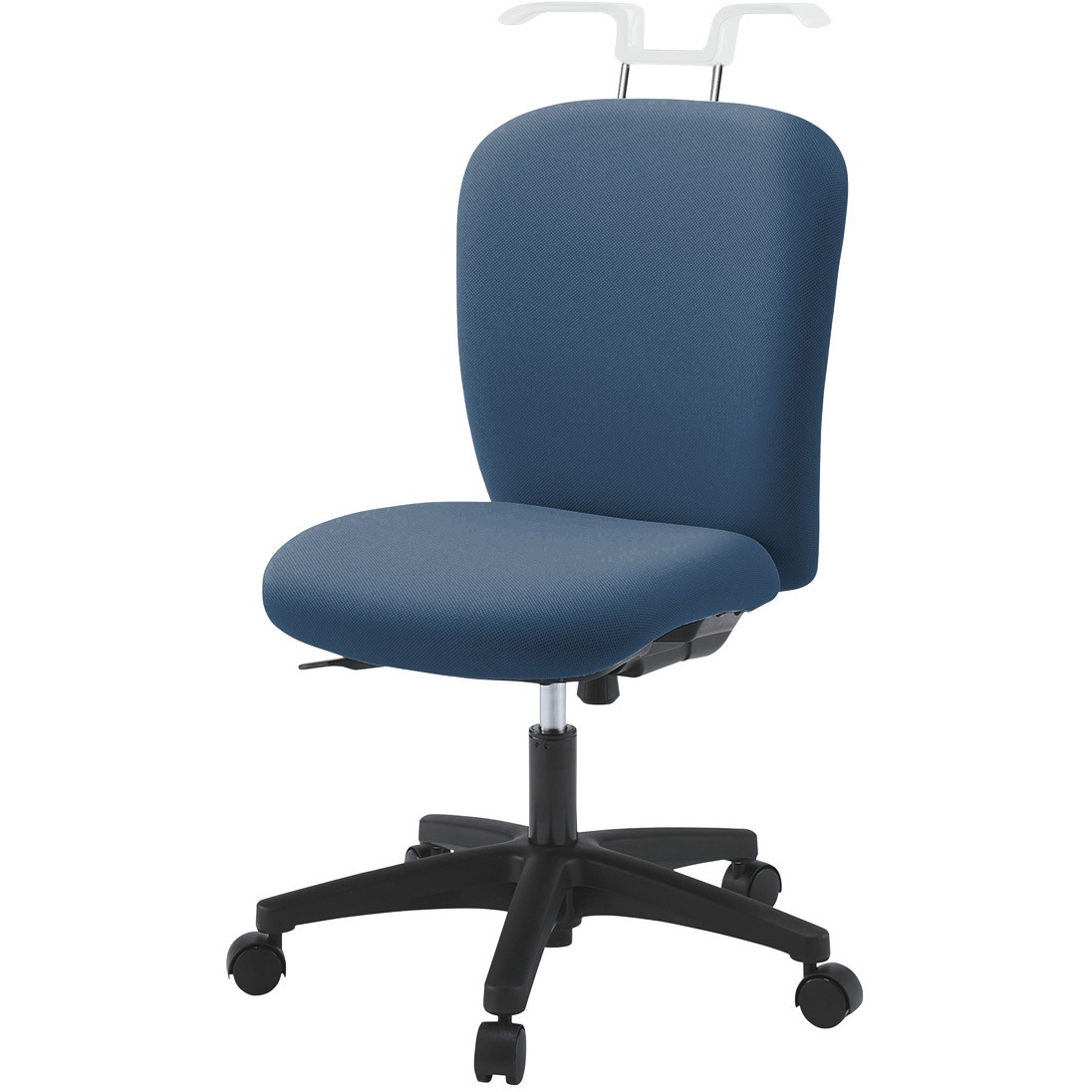 KT-360PVH-WTN3 リエットRチェア ローバック ハンガー付 ナイロンキャスター<配送時組立サービス付> イトーキ グリーン購入法:適合 高さ975mm幅465mm奥行630mm  KT-360PVH-WTN3