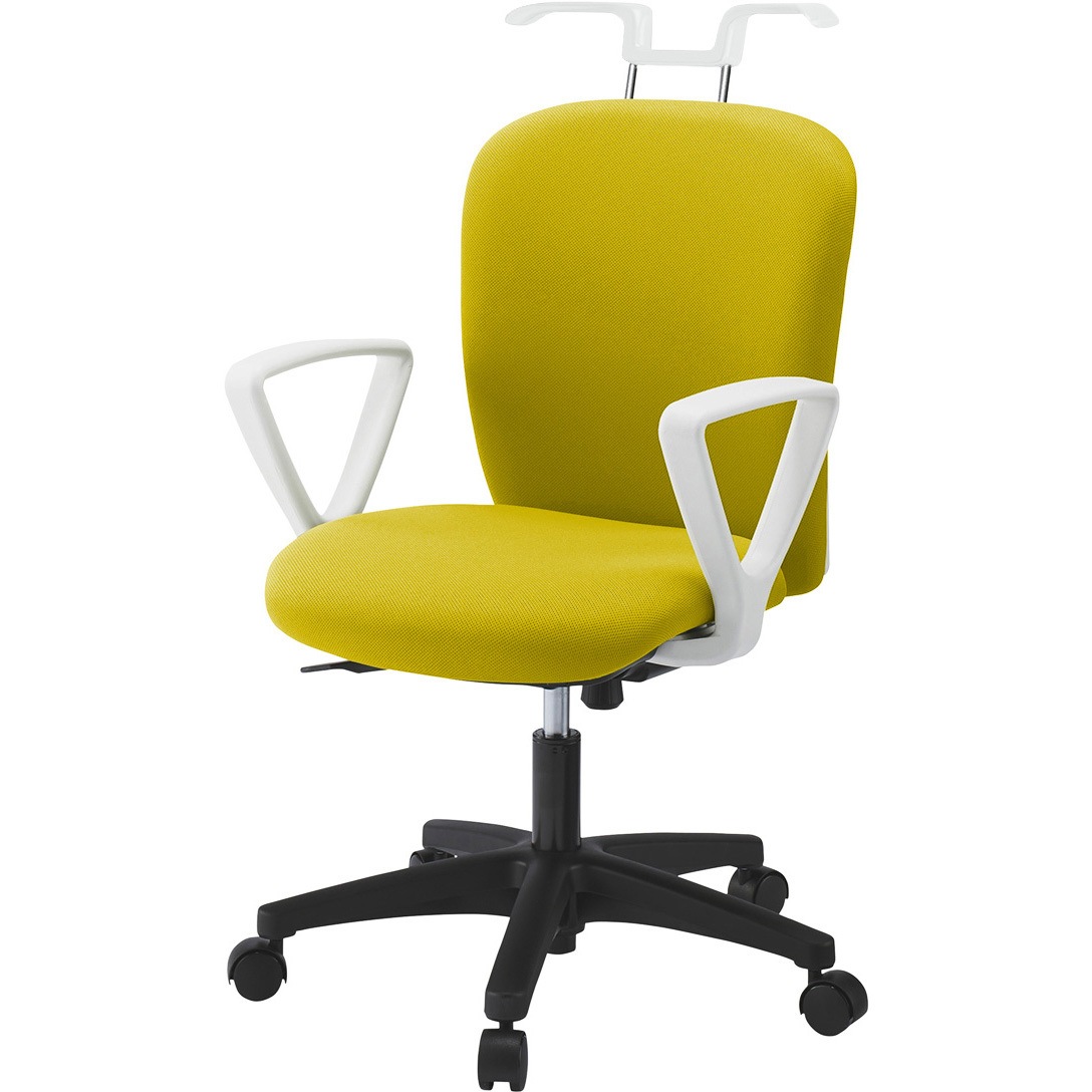 KT-366PVHM-WTU5 リエットRチェア ローバック 固定肘・ハンガー付 ウレタンキャスター<配送時組立サービス付> 1台 イトーキ 【通販モノタロウ】 32,487円