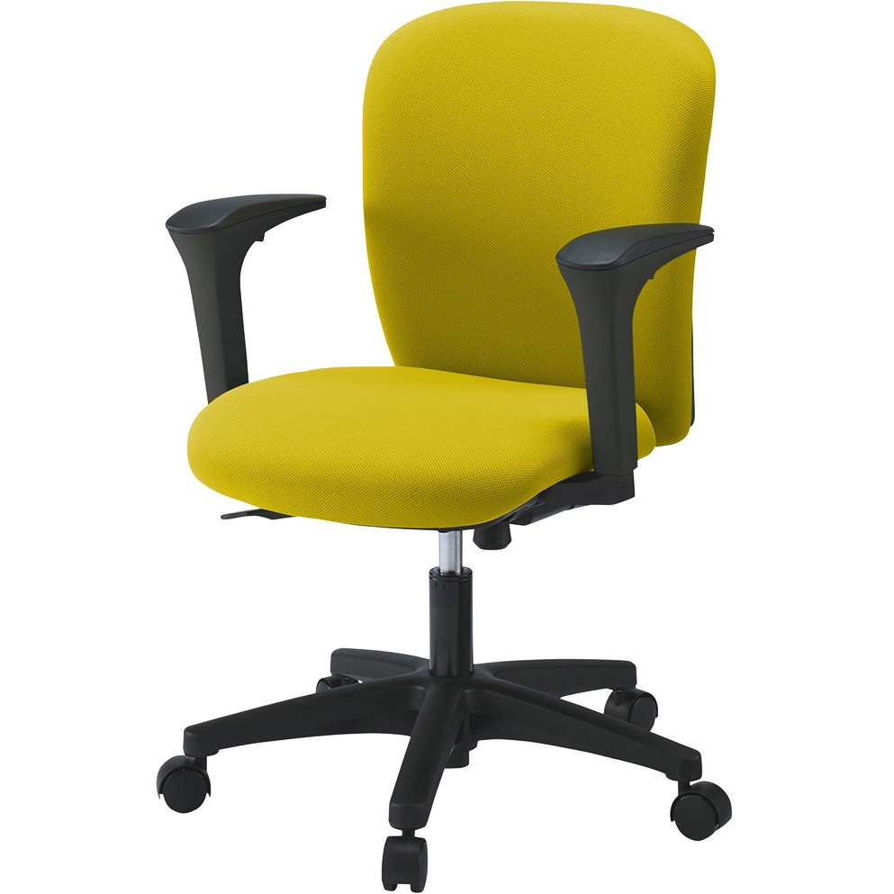 KT-367PV-T1U5 リエットRチェア ローバック 可動肘付 ナイロンキャスター<配送時組立サービス付> イトーキ グリーン購入法:適合 高さ825mm幅600mm奥行575mm  KT-367PV-T1U5