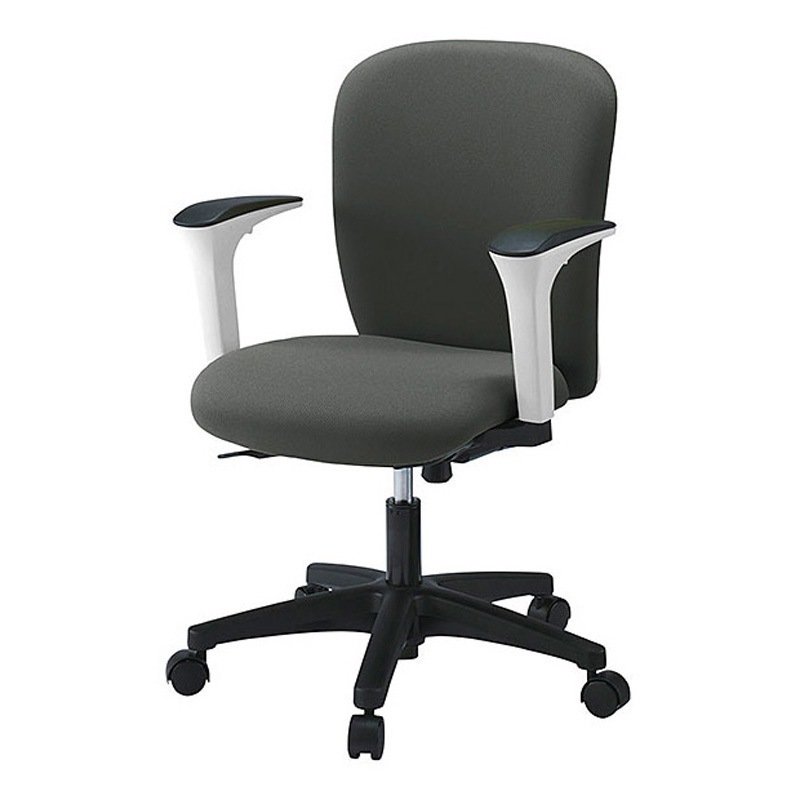 KT-367PVM-WTC3 リエットRチェア ローバック 可動肘付 ウレタンキャスター<配送時組立サービス付> イトーキ グリーン購入法:適合 高さ825mm幅600mm奥行575mm  KT-367PVM-WTC3